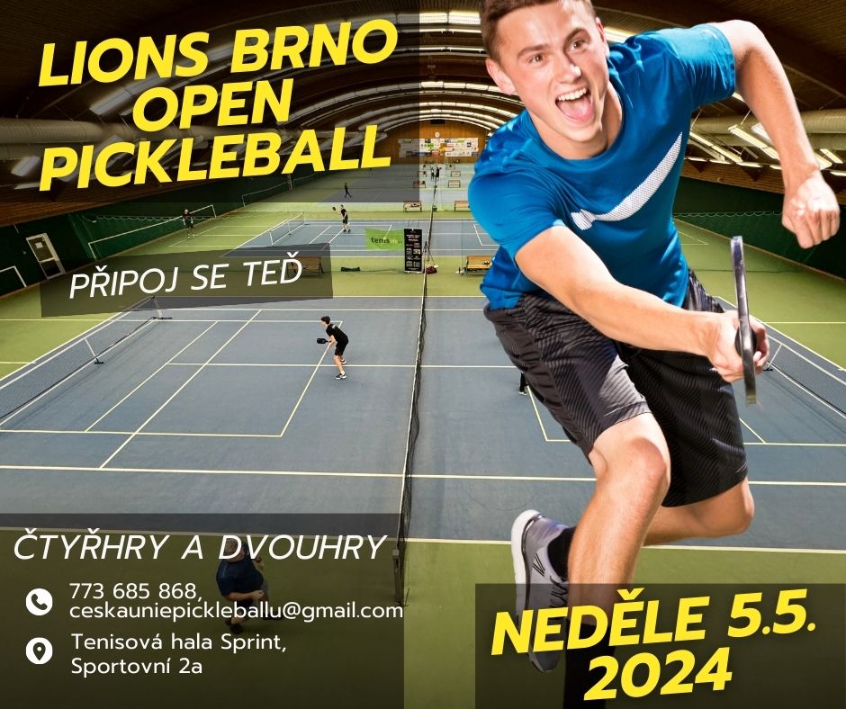 Lions Brno Open Pickleball 5.5.2024