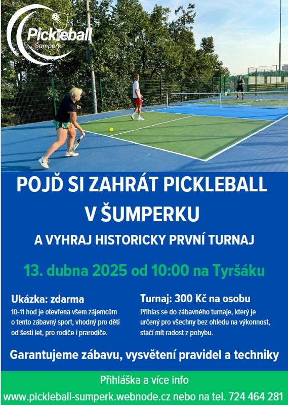 Olomoucký kraj je v kurzu, přijďte si zahrát na turnaj 13.4. 2025 pod vedením skvělých tenistů a bývalého hráče ATP!